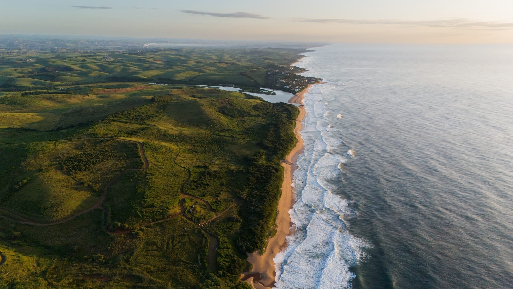 Arial view of christmas bay