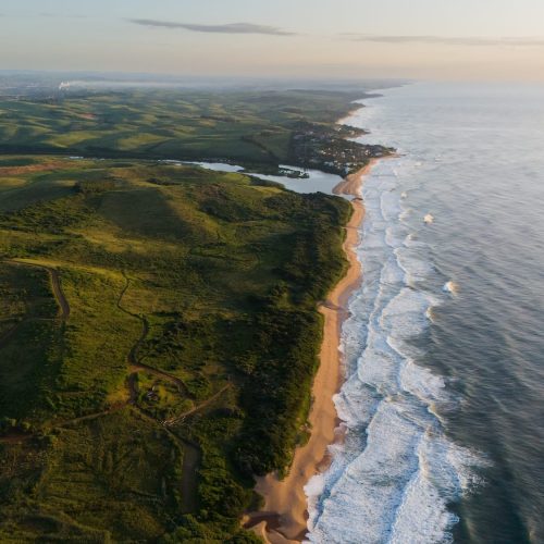 Arial view of christmas bay